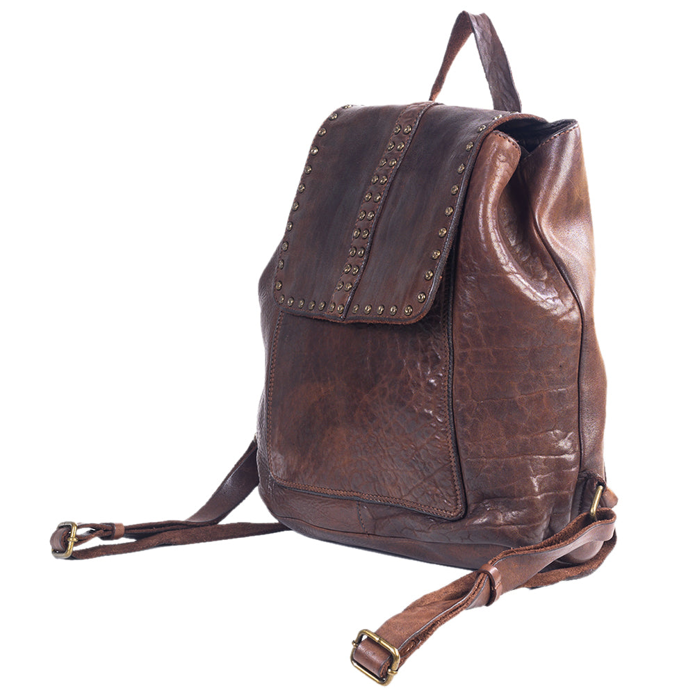 Full Grain Leather Backpack - SWC145A