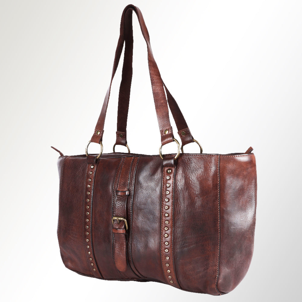 Full Grain Leather Tote Bag - SWC186