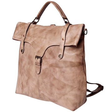 Full Grain Leather Backpack - NMBG109
