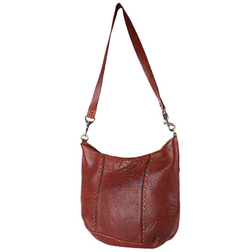 Full Grain Leather Hobo Bag - SWC140