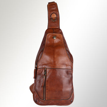 Full Grain Leather Sling Bag - SWC202