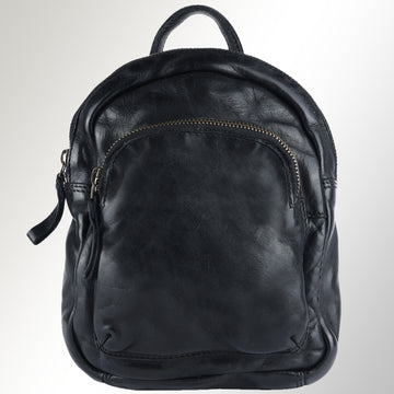 Full Grain Leather Backpack - SWC206