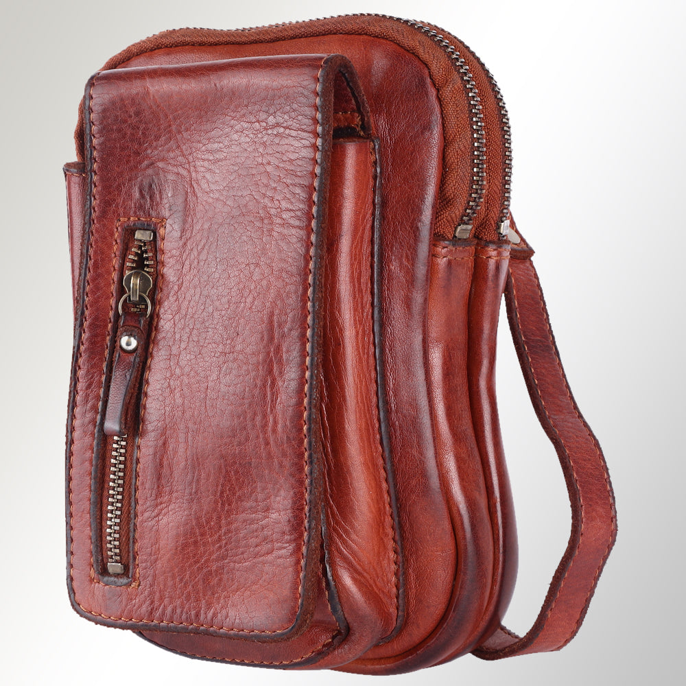 Full Grain Leather Sling Bag - SWC210